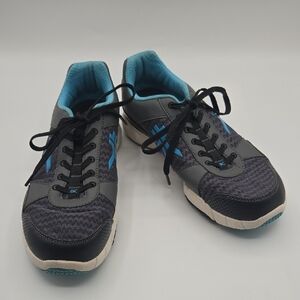 Kuru | Gray Blue Quantum Comfort Orthopedic Walking Gym Shoes Size 8.5